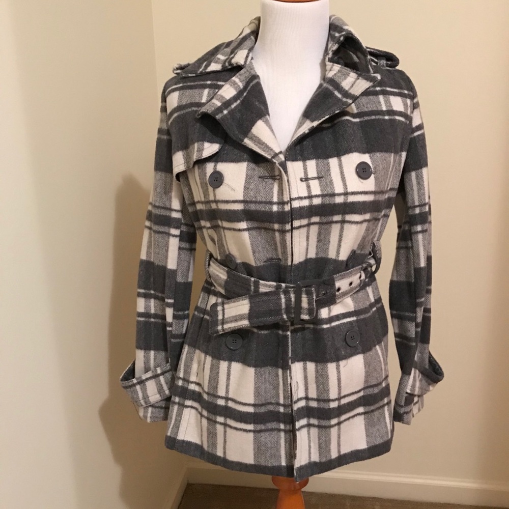 Jou Jou Girls’ Plaid Jacket